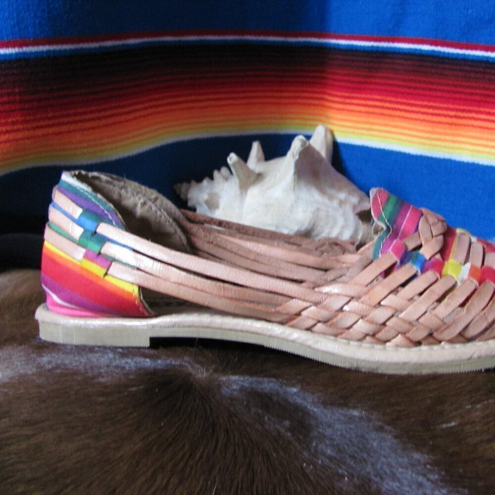 ARTESANIAS ANGEL HURRACHI SANDALS SZ 9 PRE - Picture 4 of 14